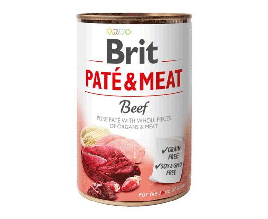 BRIT PATÉ & MEAT WITH BEEF - 400G