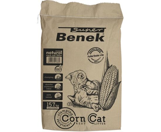 SUPER BENEK CERTECH SUPER BENEK CORN CAT - CORN CAT LITTER CLUMPING 25 L