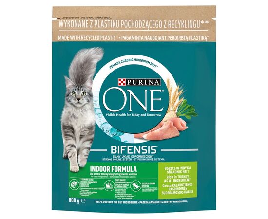 PURINA NESTLE PURINA ONE BIFENSIS ADULT INDOOR - DRY CAT FOOD - 800 G