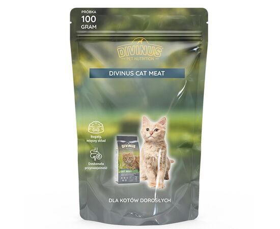 DIVINUS CAT MEAT - DRY CAT FOOD - 100 G