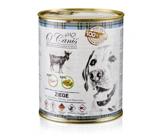 O'CANIS CANNED DOG FOOD- WET FOOD-GOAT WITH POTATOES - 800 G