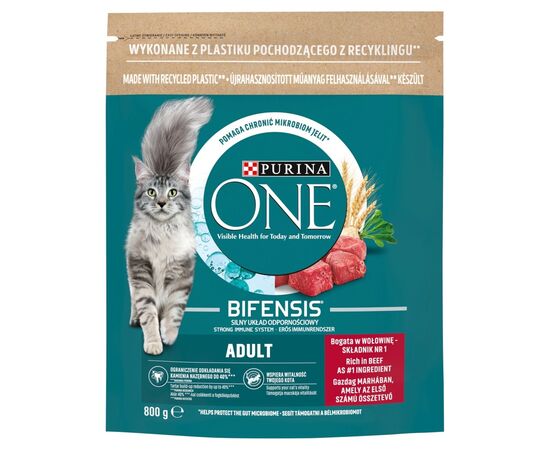 PURINA NESTLE PURINA ONE BIFENSIS ADULT BEEF - DRY CAT FOOD - 800 G