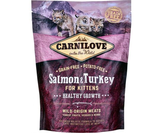 CARNILOVE CAT SALMON&TURKEY FOR KITTENS 0,4KG