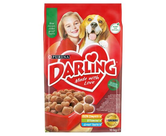 PURINA NESTLE PURINA DARLING BEEF WITH CHICKEN - DRY DOG FOOD - 10 KG