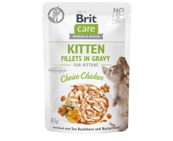 BRIT CARE CAT KITTEN CHOICE POUCH 85G