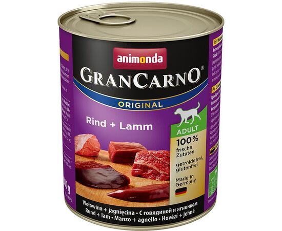 ANIMONDA GRANCARNO ORIGINAL BEEF, LAMB ADULT 800 G