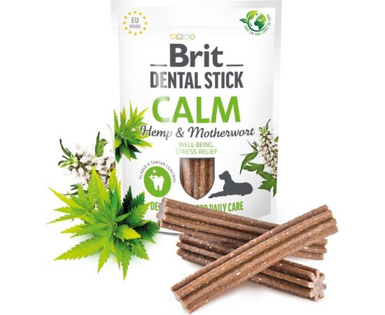 BRIT DENTAL STICK CALM HEMP & MATERWORT 251G