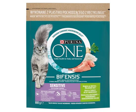 PURINA NESTLE PURINA ONE BIFENSIS ADULT SENSITIVE - DRY CAT FOOD - 800 G
