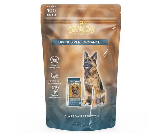 DIVINUS PERFORMANCE - DRY DOG FOOD - 100 G