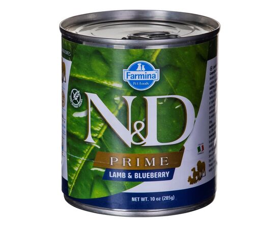 FARMINA N&D PRIME WET DOG FOOD DUCK LAMB BLUEBERRY 285 G