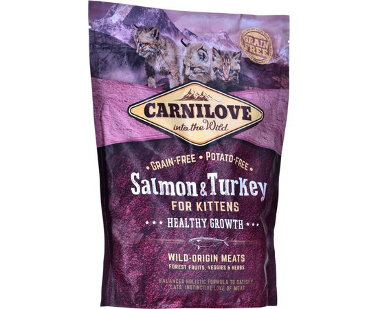 CARNILOVE CAT SALMON&TURKEY FOR KITTENS 0,4KG