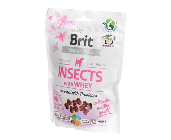 BRIT CARE DOG INSECTS&WHEY - DOG TREAT - 200 G