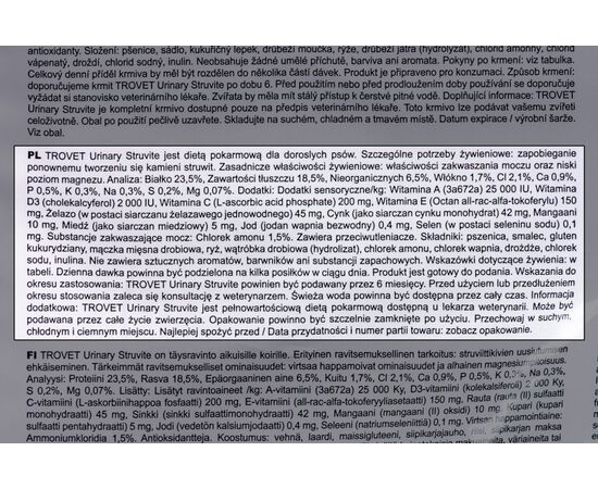 TROVET 8716811001328 DOGS DRY FOOD 12.5 KG ADULT