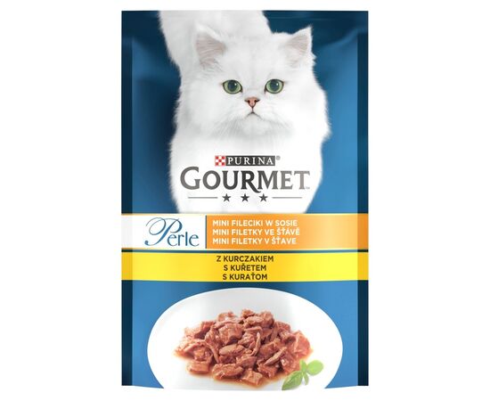 PURINA NESTLE PURINA GOURMET PERLE WITH CHICKEN - WET CAT FOOD - 85G