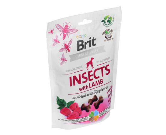 BRIT CARE DOG INSECTS&LAMB - DOG TREAT - 200 G