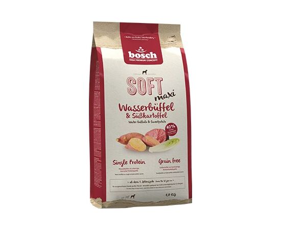 BOSCH TIERNAHRUNG SOFT MAXI WATER BUFFALO & SWEET POTATO 12.5KG