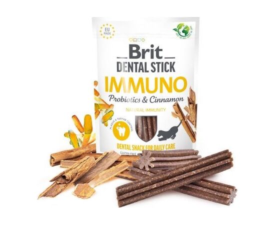 BRIT DENTAL STICK IMMUNO PROBIOTICS & CINNAMON 251G