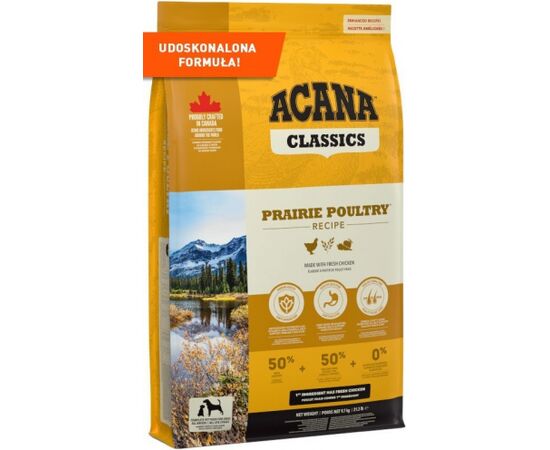 ACANA CLASSICS PRAIRIE POULTRY - DRY DOG FOOD - 9,7 KG