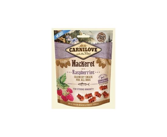 CARNILOVE FRESH CRUNCHY MACKEREL + RASPBERRIES - DOG TREAT - 200 G