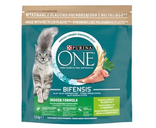 PURINA NESTLE PURINA ONE BIFENSIS INDOOR FORMULA - DRY CAT FOOD - 1,5 KG