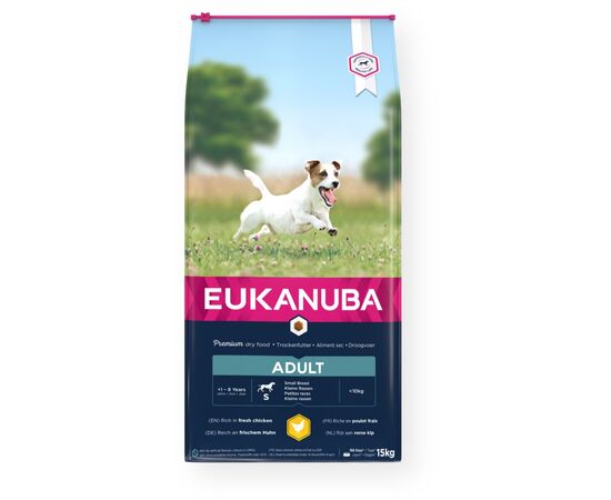 EUKANUBA ADULT 15 KG CHICKEN, TURKEY