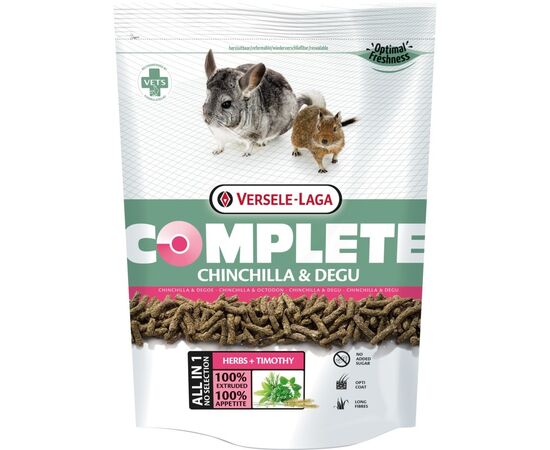 VERSELE-LAGA VERSELE LAGA COMPLETE CHINCHILLA DEGU - FOOD FOR DEGUS AND CHINCHILLAS - 8 KG