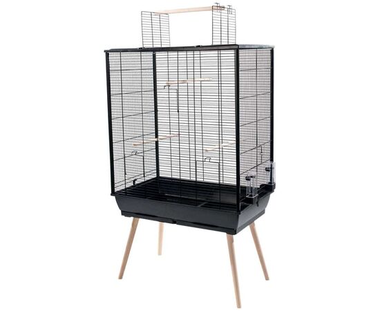 ZOLUX NEO JILI XL BIRD CAGE, BLACK COLOR