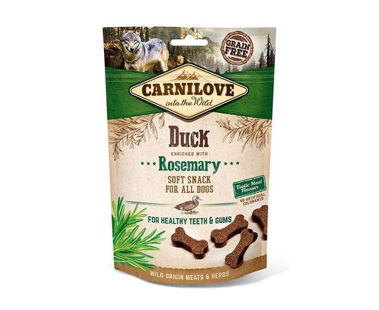 CARNILOVE SOFT DUCK+ROSEMARY DOG TREAT - 200 G