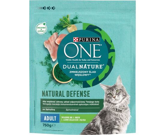 PURINA NESTLE PURINA ONE DUAL NATURE ADULT INDYK 750G
