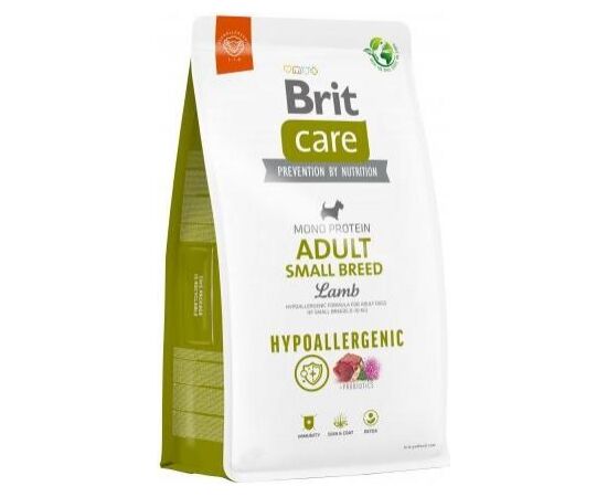 BRIT CARE HYPOALLERGENIC ADULT SMALL BREED LAMB&RICE - DRY DOG FOOD - 3 KG