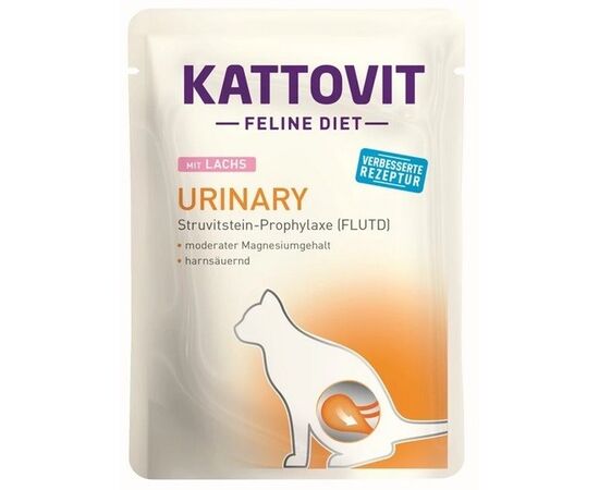 KATTOVIT FELINE DIET URINARY SALMON - WET CAT FOOD - 85G