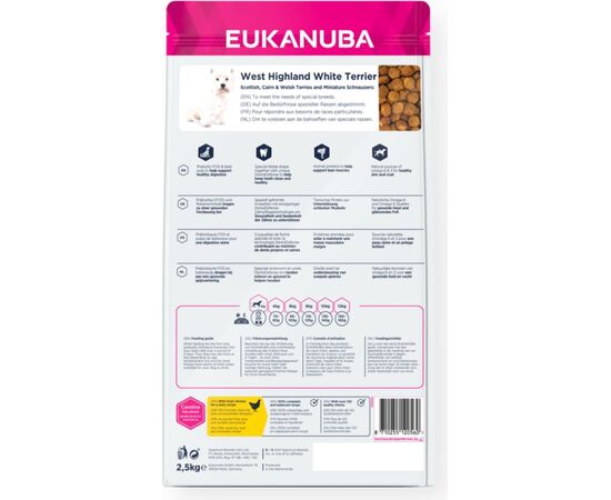 EUKANUBA BREED SPECIFIC 2.5 KG ADULT CHICKEN, TURKEY