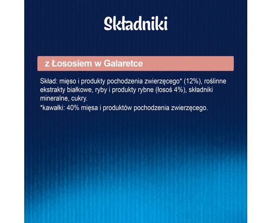 PURINA NESTLE FELIX FANTASTIC WITH SALMON IN JELLY - WET FOOD FOR CATS - 85G