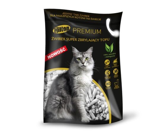 HILTON TOFU SUPER CLUMPING CAT LITTER - 2.5 KG
