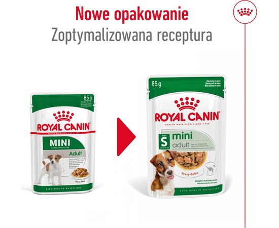 ROYAL CANIN SHN MINI ADULT IN SAUCE - WET DOG FOOD - 12X85G