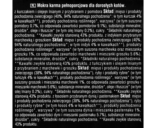 SHEBA NATURE'S COLLECTION MIX - WET CAT FOOD - 40X85G