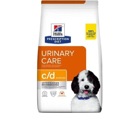 HILL'S PRESCRIPTION DIET CANINE URINARY CARE C/D MULTICARE DRY DOG FOOD CHICKEN 1,5 KG