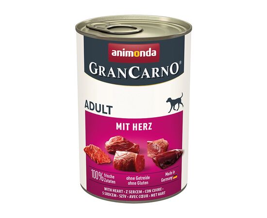 ANIMONDA GRANCARNO ADULT MIT HERZ - WET DOG FOOD - 400 G