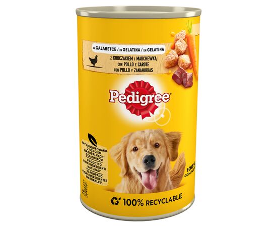 PEDIGREE WITH CHICKEN AND CARROTS IN JELLY 400G
