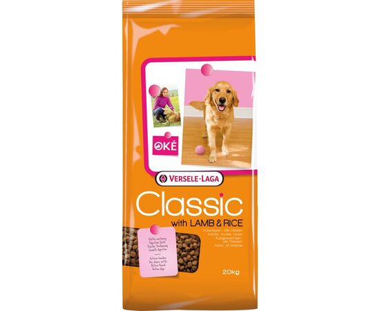 VERSELE-LAGA CLASSIC LAMB & RICE - DRY DOG FOOD - 20 KG