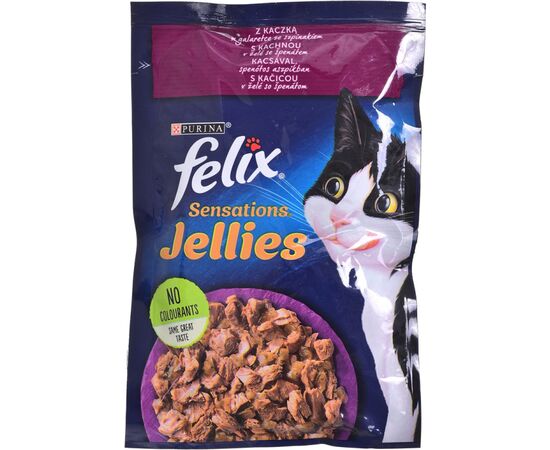 PURINA NESTLE FELIX SENSATIONS DUCK AND SPINACH - 85G