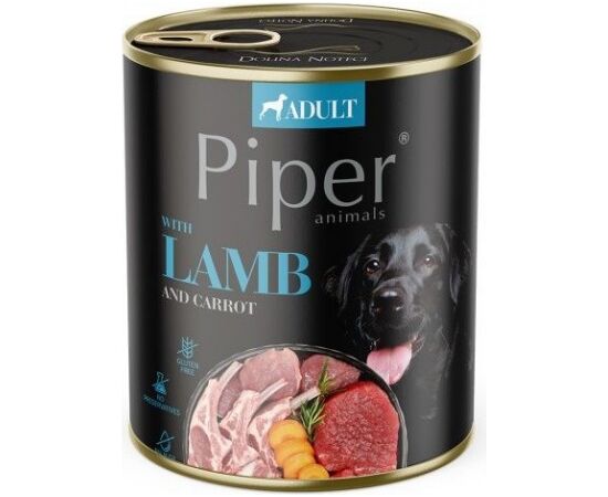 DOLINA NOTECI PIPER LAMB WITH CARROT - WET DOG FOOD - 800 G