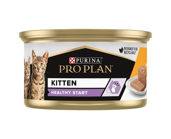 PURINA NESTLE PURINA PRO PLAN KITTEN HEALTHY START CHICKEN - WET CAT FOOD - 85 G