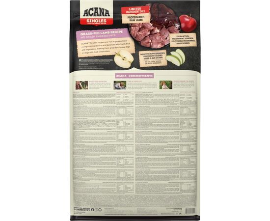 ACANA SINGLES GRASS-FED LAMB 11.4 KG