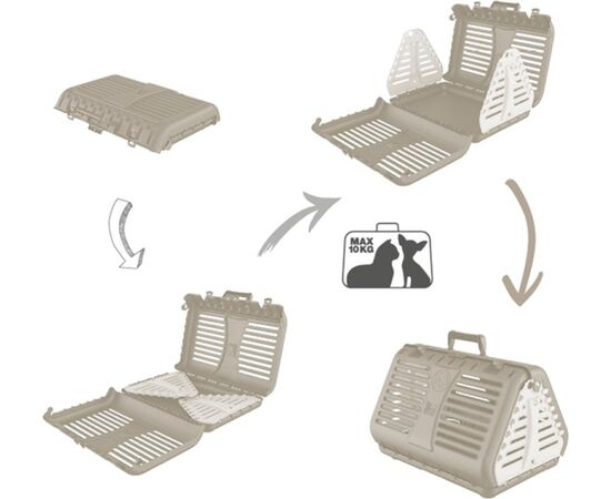 ROTHO 4000808086WS HANDBAG PET CARRIER