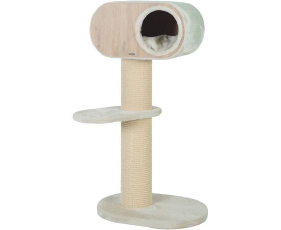 ZOLUX SCRATCHING POST WONDERFUL CAT 2 COLOUR BEIGE - CAT SCRATCHING POST - 60 X 42.5 X 114CM