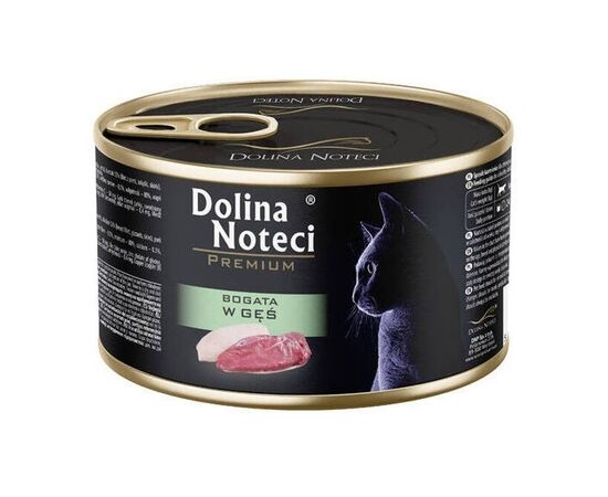 DOLINA NOTECI PREMIUM RICH IN GOOSE - WET CAT FOOD - 185G