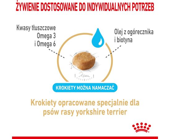 ROYAL CANIN YORKSHIRE AGEING 8+ - DRY FOOD FOR OLDER DOGS - 3KG