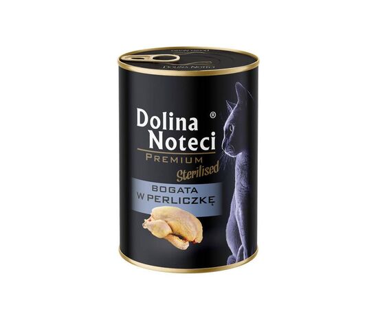 DOLINA NOTECI PREMIUM STERILISED RICH IN GUINEA FOWL - WET CAT FOOD - 400G