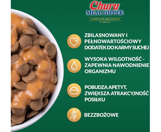 INABA CHURU MEAL TOPPER CHICKEN - DOG TREAT - 4 X 14G